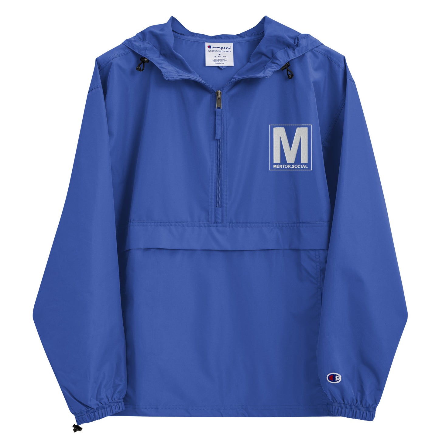 Mentor.Social Embroidered Champion Packable Jacket