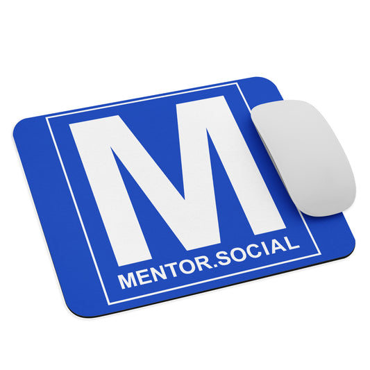 Mentor.Social Mouse pad